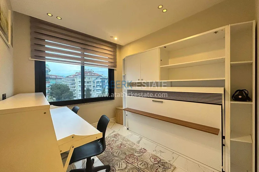 Purchase Apartment 2+1 on the beachfront in Kestel, overlooking the sea 15 