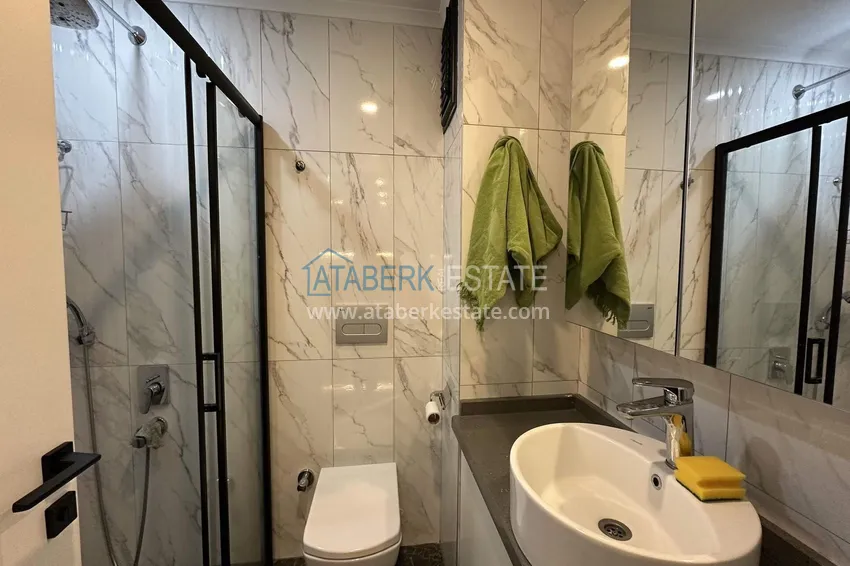 Purchase  1+1 apartment in the center of Alanya, Keykubat beach area - furnished, suitable for a residence permit 16 