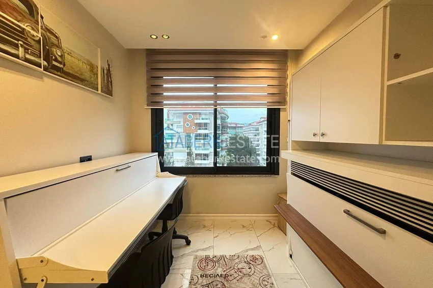 Purchase Apartment 2+1 on the beachfront in Kestel, overlooking the sea 16 