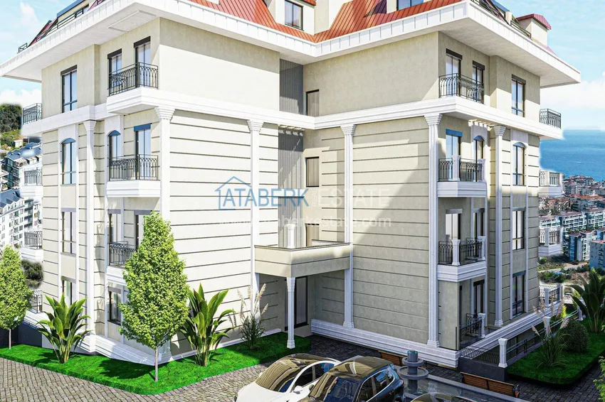 Apartments from a developer with sea views in Kestel — a prestigious complex under construction 17 