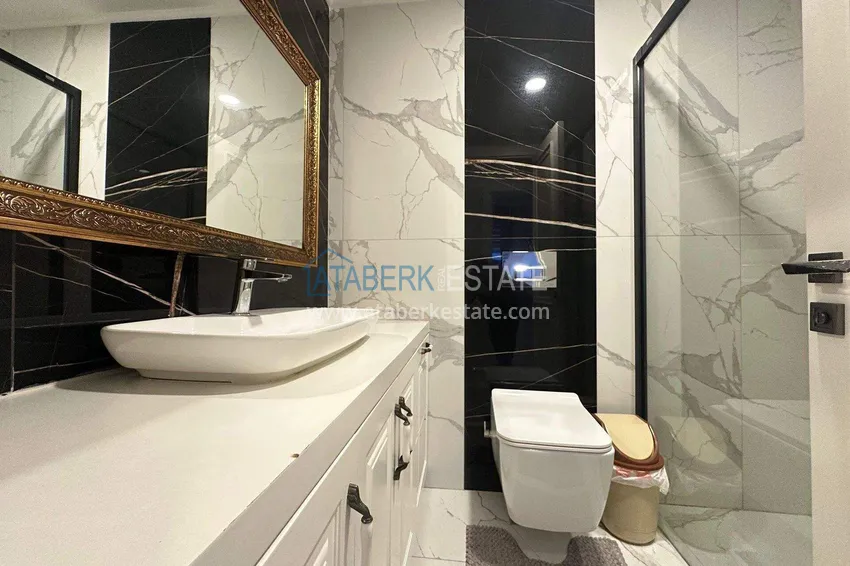 Purchase Apartment 2+1 on the beachfront in Kestel, overlooking the sea 17 