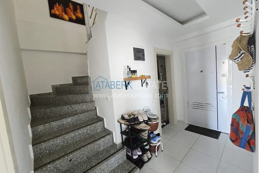 Purchase  3+1 duplex in Mahmutlar - furnished, with jacuzzi and glazed balconies 1 