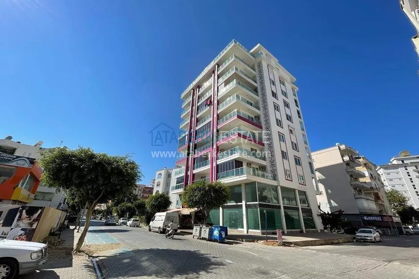 Apartment 1+1 in Mahmutlar — furniture, partial sea view, 400 m to the beach 1 