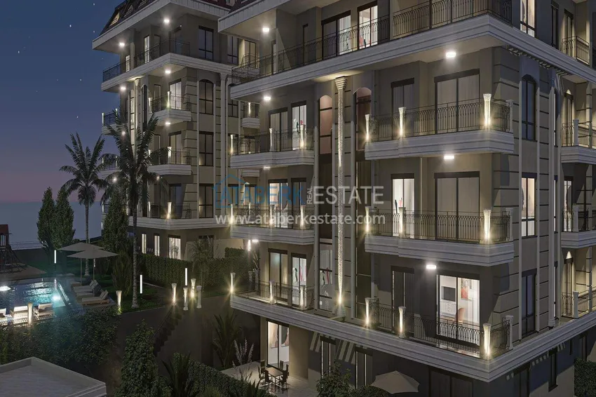 Apartments from a developer with sea views in Kestel — a prestigious complex under construction 20 