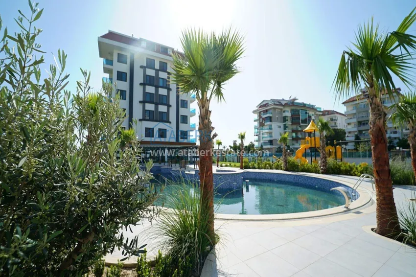 Apartment 2+1 on the beachfront in Kestel, overlooking the sea 2 