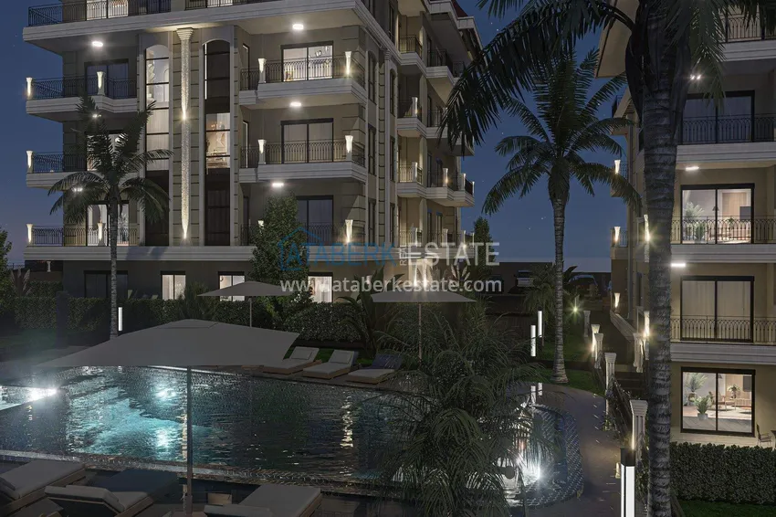 Apartments from a developer with sea views in Kestel — a prestigious complex under construction 22 