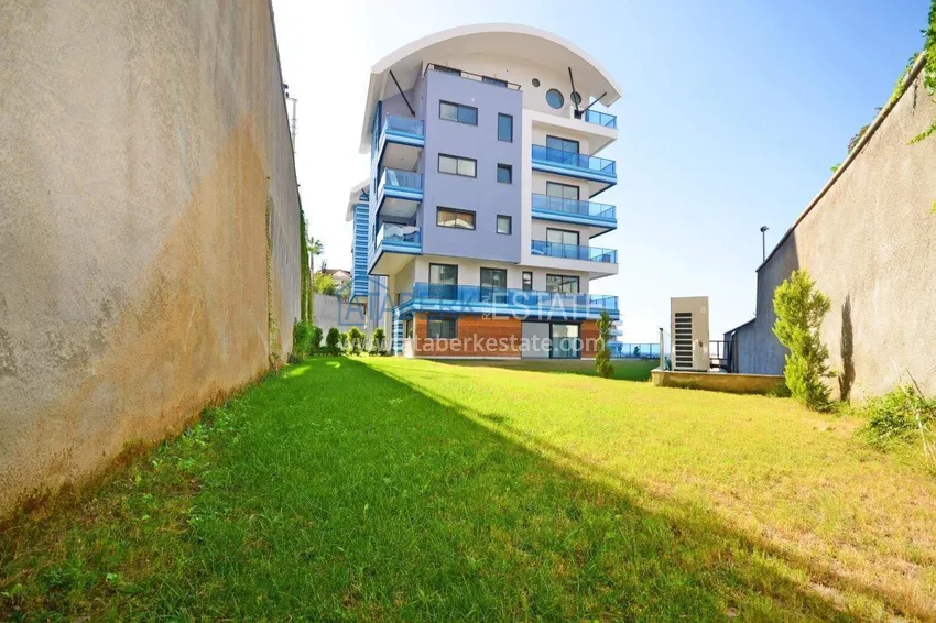 Purchase 3+1 garden duplex in Kargicak - 300 m² private plot 27 