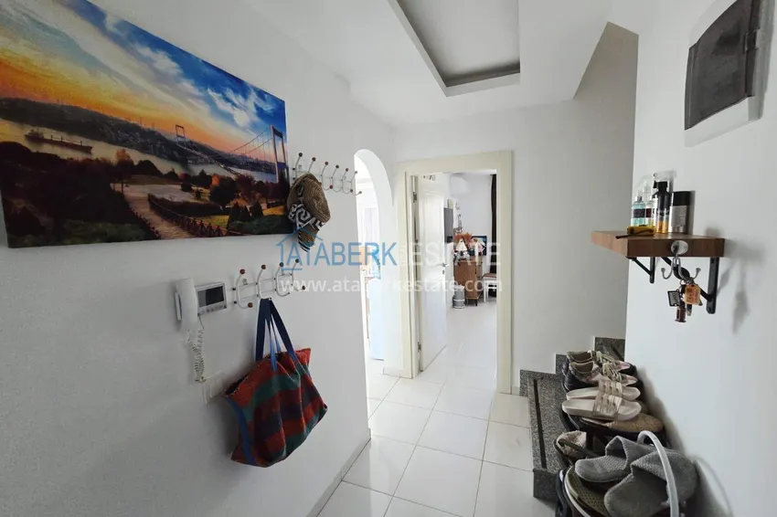 Purchase  3+1 duplex in Mahmutlar - furnished, with jacuzzi and glazed balconies 2 