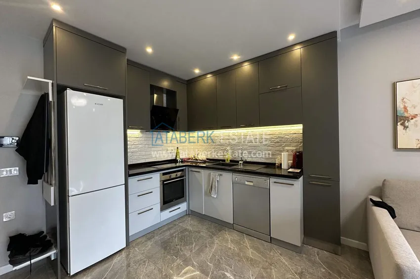Purchase  1+1 apartment in the center of Alanya, Keykubat beach area - furnished, suitable for a residence permit 3 