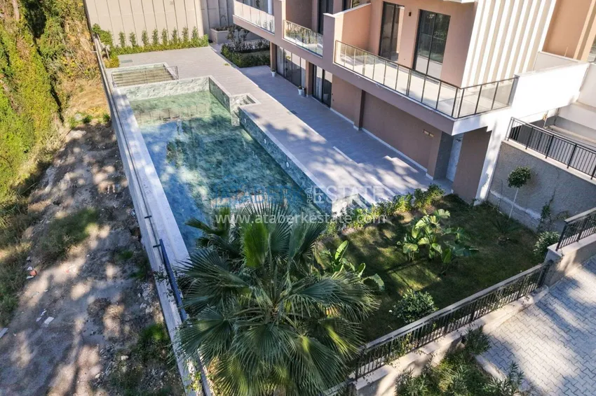 3+1 duplex with panoramic views in Avsallar  3 