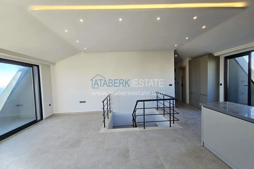 Purchase  3+1 duplex with panoramic views in Avsallar  4 