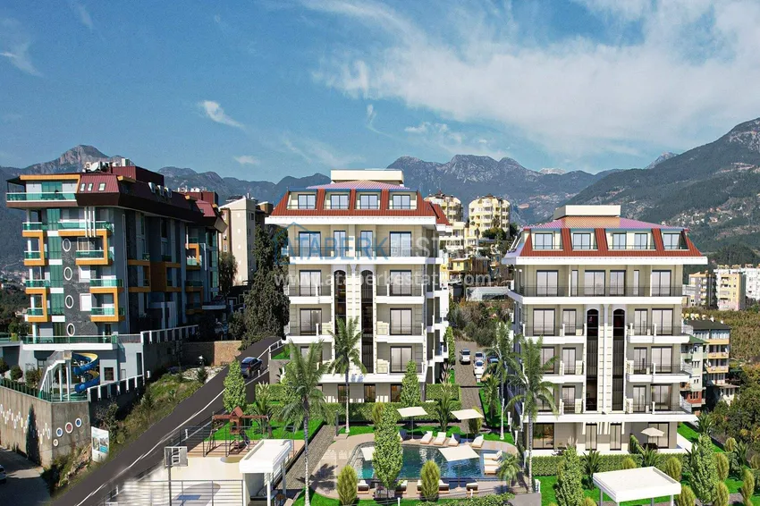 Apartments from a developer with sea views in Kestel — a prestigious complex under construction 5 