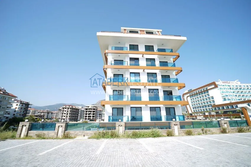 Apartment 2+1 on the beachfront in Kestel, overlooking the sea 5 