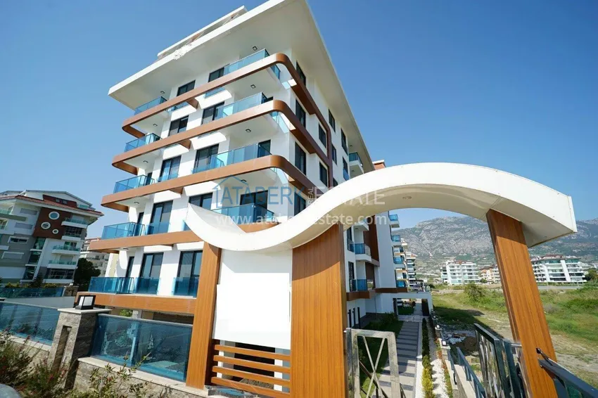 Apartment 2+1 on the beachfront in Kestel, overlooking the sea 6 