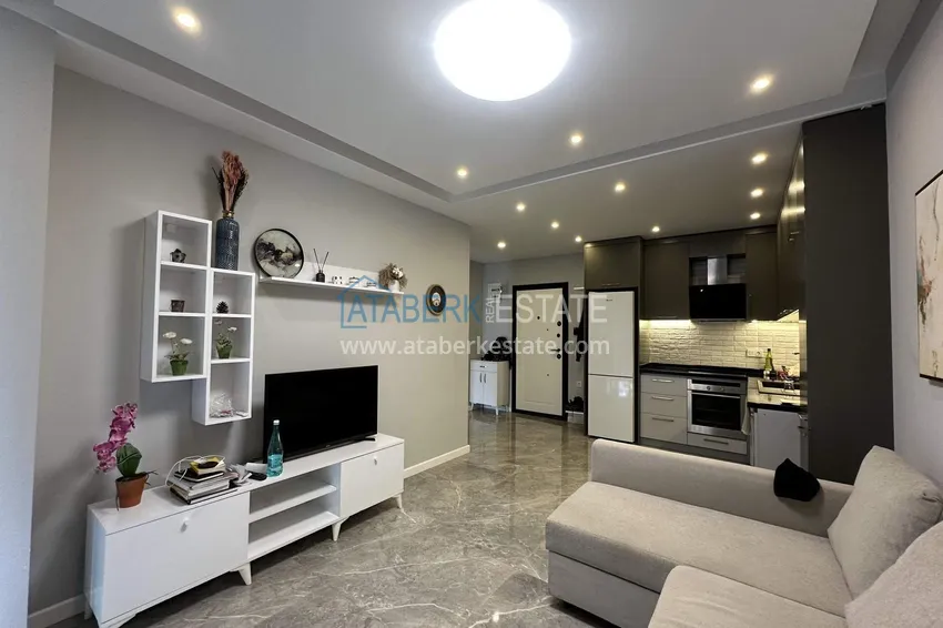 Purchase  1+1 apartment in the center of Alanya, Keykubat beach area - furnished, suitable for a residence permit 8 
