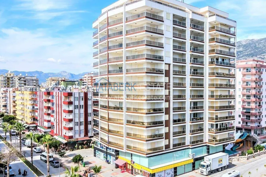 2+1 apartment in Mahmutlar from the owner - furnished and with panoramic sea views  1 
