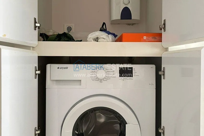 Purchase  1+1 apartment in Mahmutlar - furniture, glazed balcony, sea view, 200 m to the beach 10 