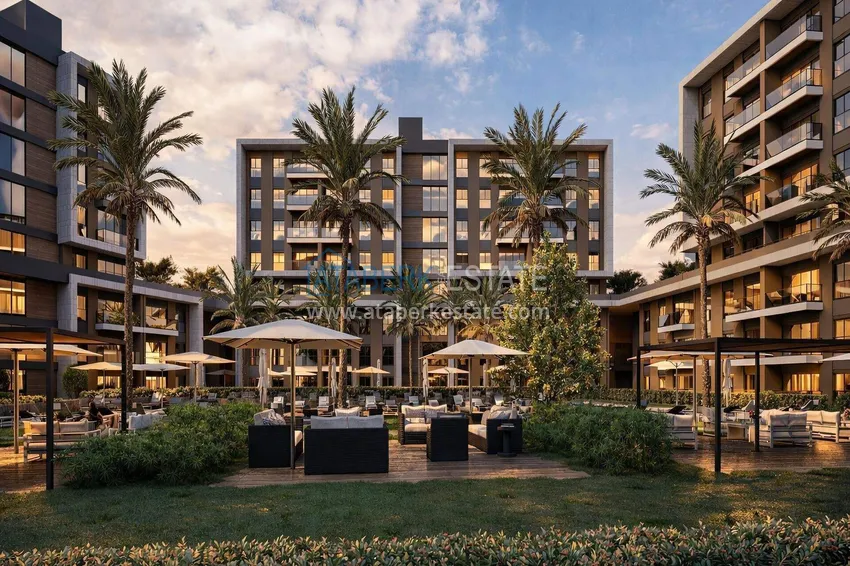 New residential complex under construction in Antalya, Kundu 10 