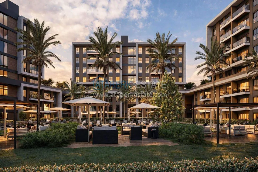 New residential complex under construction in Antalya, Kundu  10 