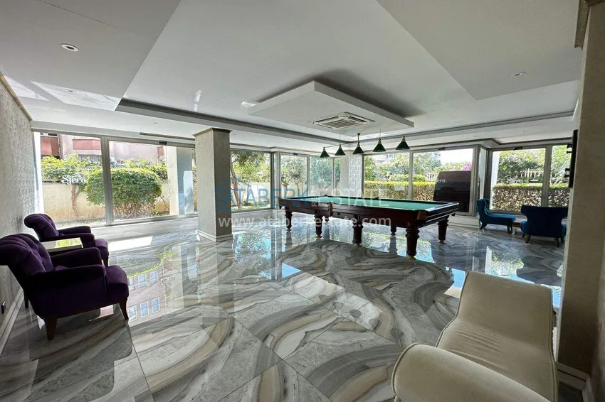 1+1 apartment in Mahmutlar - furniture, glazed balcony, sea view, 200 m to the beach 13 