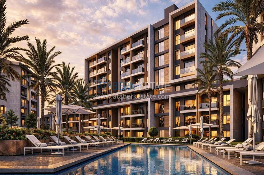New residential complex under construction in Antalya, Kundu  12 