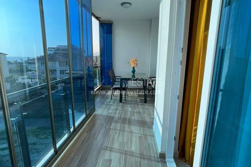 Purchase  1+1 apartment in Mahmutlar - furniture, glazed balcony, sea view, 200 m to the beach 13 