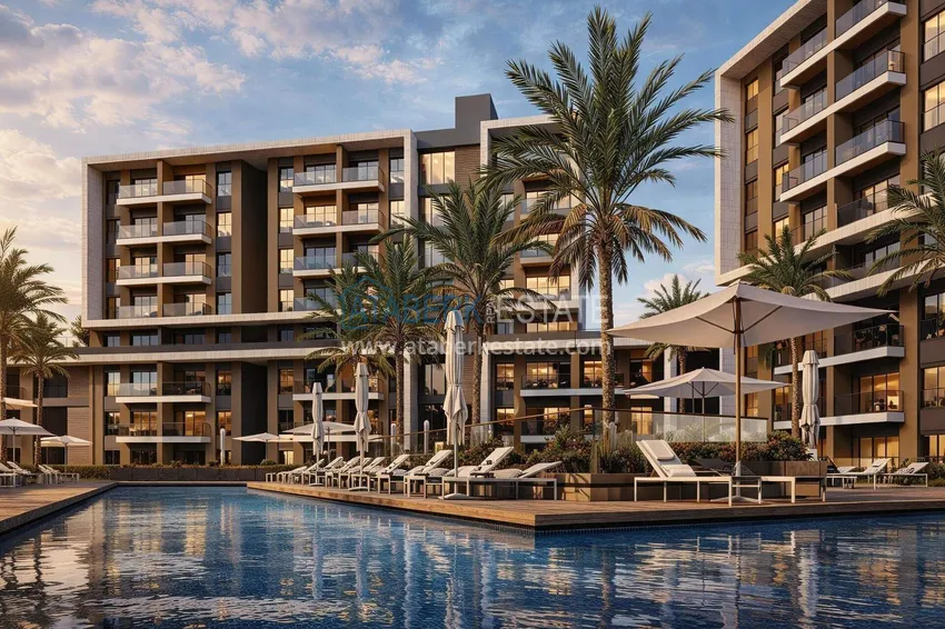 New residential complex under construction in Antalya, Kundu 13 