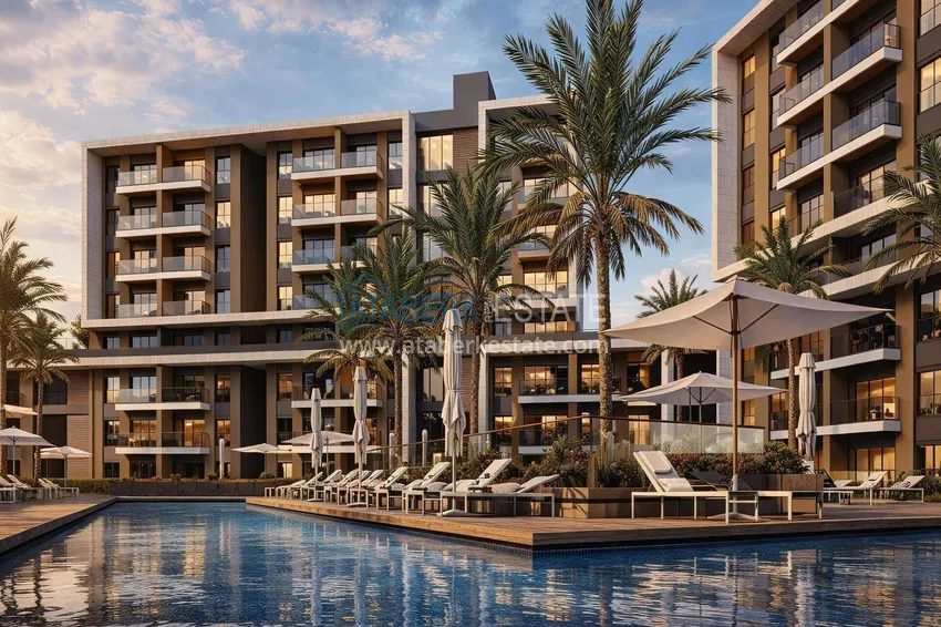 New residential complex under construction in Antalya, Kundu  13 