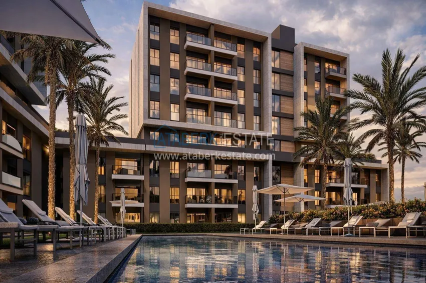 New residential complex under construction in Antalya, Kundu  15 
