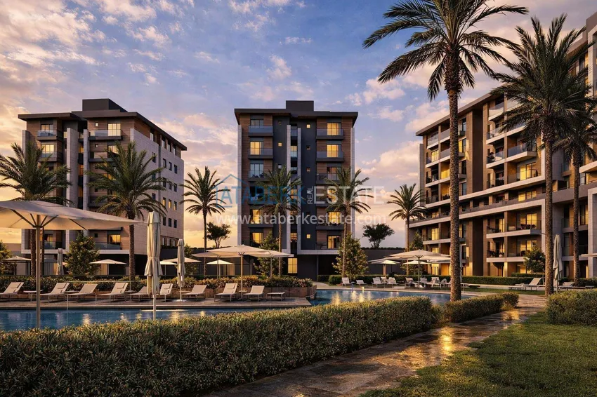 New residential complex under construction in Antalya, Kundu 16 