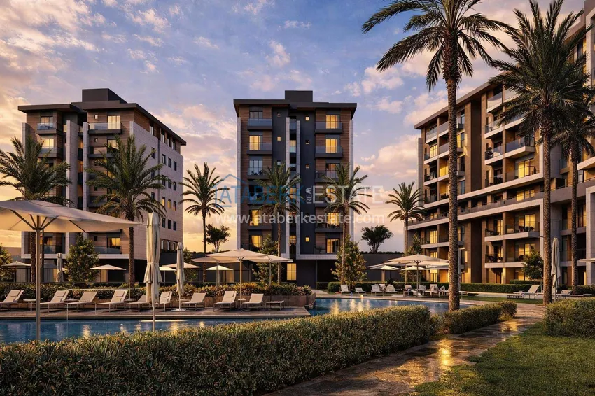 New residential complex under construction in Antalya, Kundu  16 