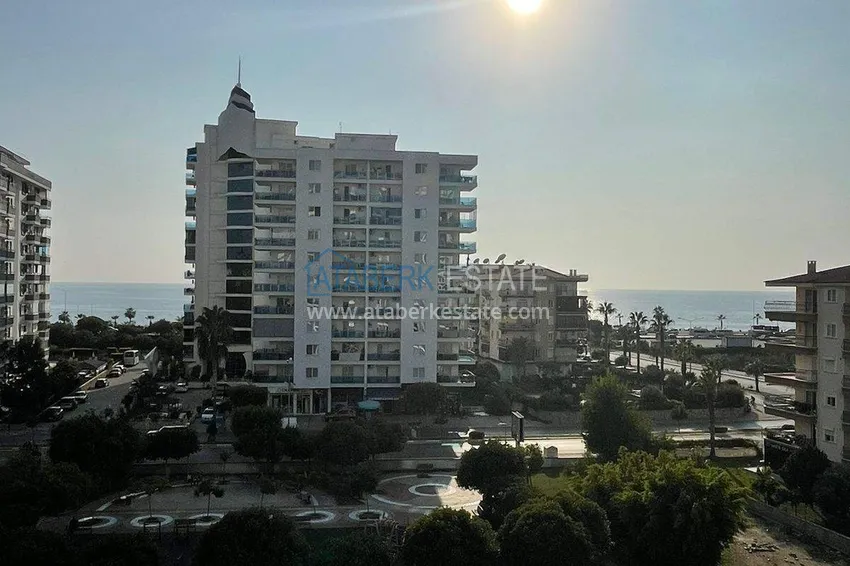 Purchase  1+1 apartment in Mahmutlar - furniture, glazed balcony, sea view, 200 m to the beach 17 