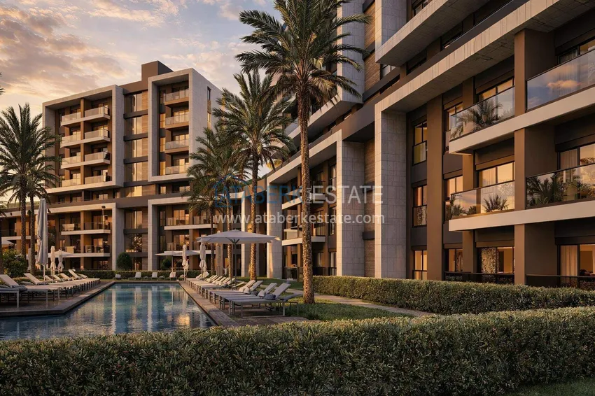 New residential complex under construction in Antalya, Kundu 17 