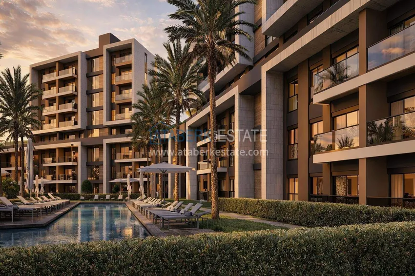 New residential complex under construction in Antalya, Kundu  17 