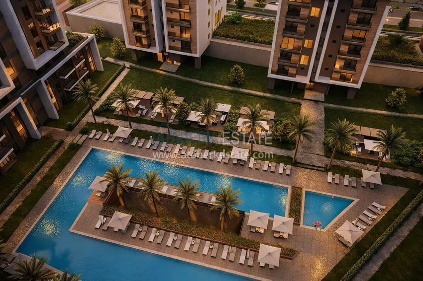 New residential complex under construction in Antalya, Kundu  19 