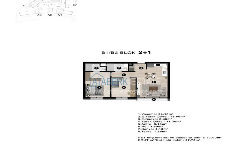 Buy cheap New residential complex under construction in Antalya, Kundu 2 