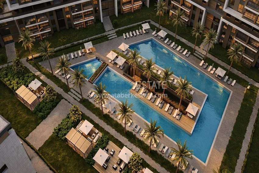 New residential complex under construction in Antalya, Kundu 20 