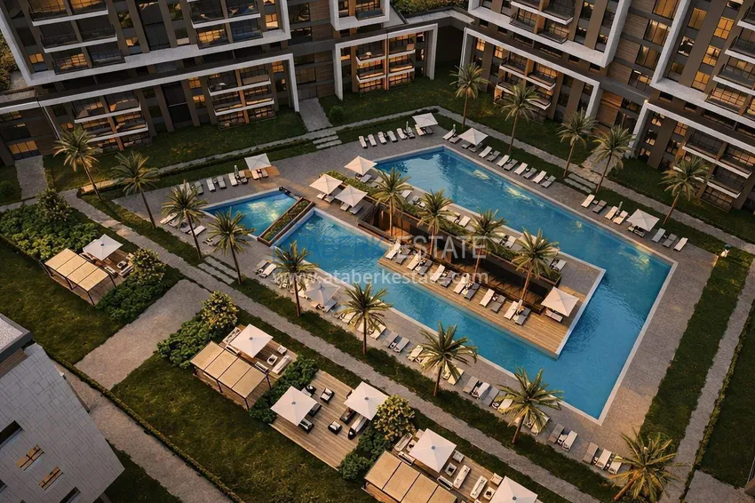 New residential complex under construction in Antalya, Kundu  20 