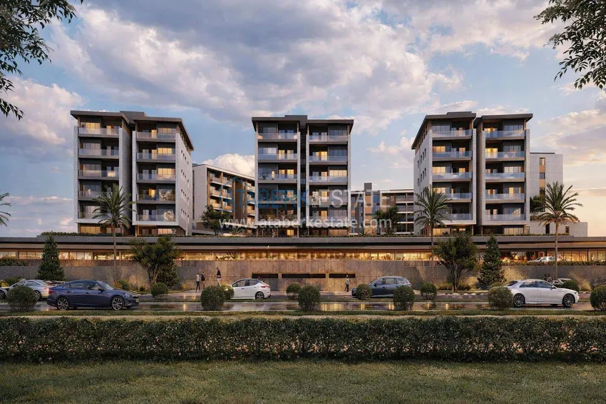 New residential complex under construction in Antalya, Kundu  2 