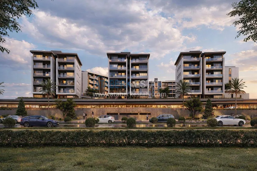 New residential complex under construction in Antalya, Kundu 2 
