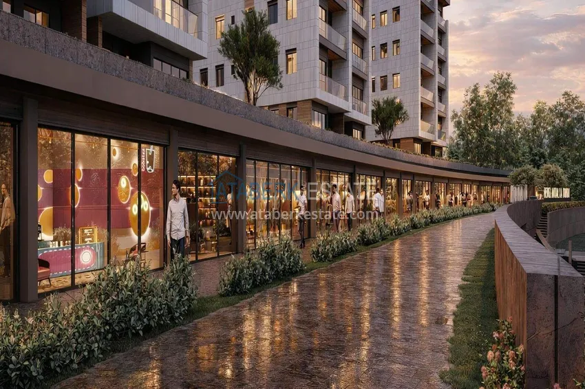 New residential complex under construction in Antalya, Kundu 21 