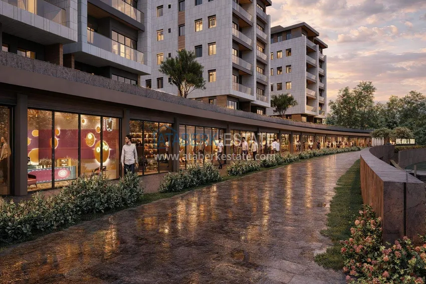 New residential complex under construction in Antalya, Kundu  21 