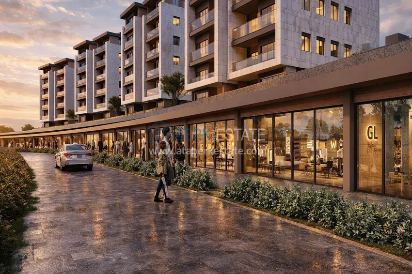 New residential complex under construction in Antalya, Kundu  22 