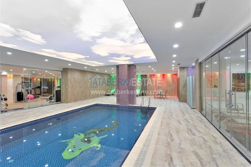 2+1 apartment in Mahmutlar from the owner - furnished and with panoramic sea views  28 