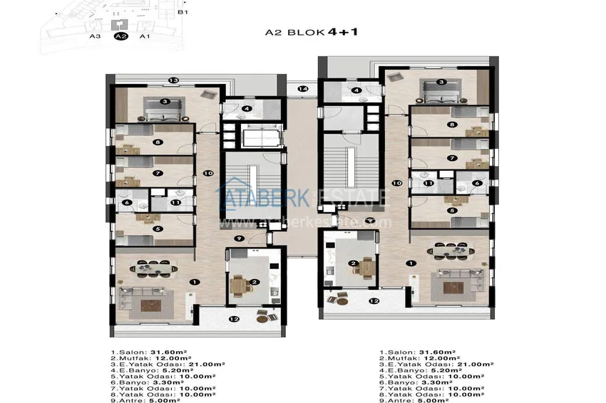 Buy cheap New residential complex under construction in Antalya, Kundu 4 