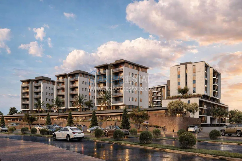 New residential complex under construction in Antalya, Kundu  4 