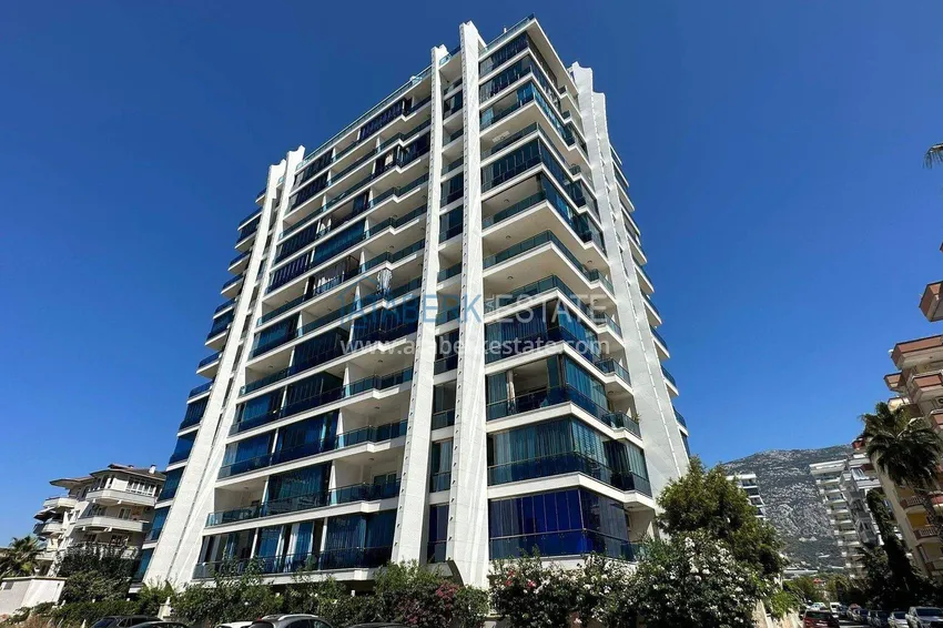 1+1 apartment in Mahmutlar - furniture, glazed balcony, sea view, 200 m to the beach 6 