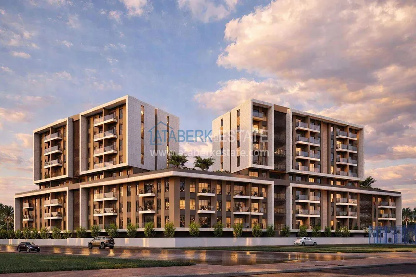 New residential complex under construction in Antalya, Kundu 5 