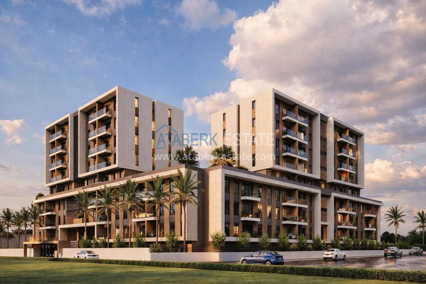 New residential complex under construction in Antalya, Kundu 6 