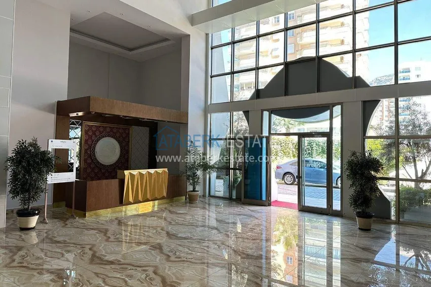 1+1 apartment in Mahmutlar - furniture, glazed balcony, sea view, 200 m to the beach 7 